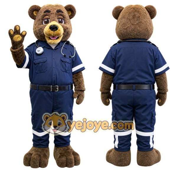 Realistic Lightweight Bear Mascot Costume