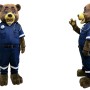 Realistic Lightweight Bear Mascot Costume