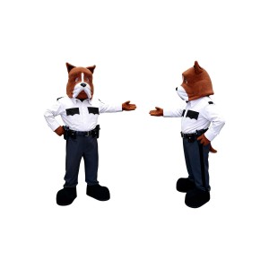 Police Bulldog Mascot Costume