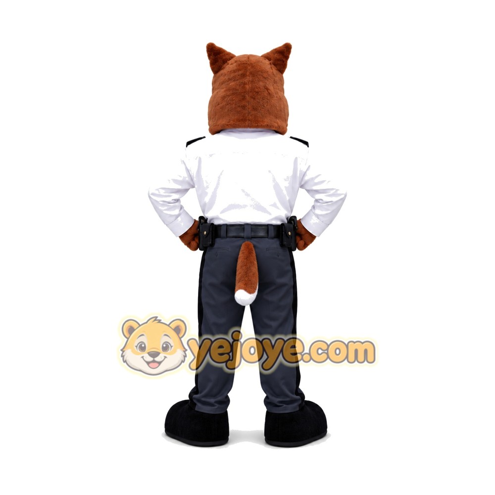 Police Bulldog Mascot Costume Police Bulldog Mascot Costume