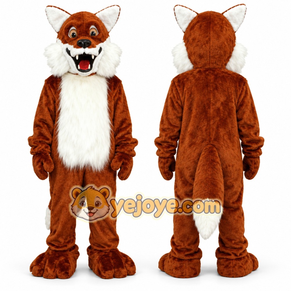 Happy Fox Mascot Costume Happy Fox Mascot Costume