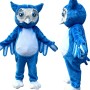 Blue Lightweight Owl Mascot Costume