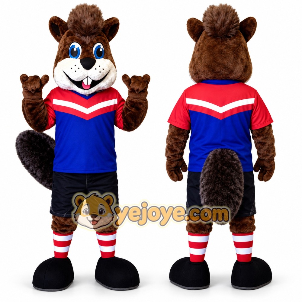 Happy Squirrel Mascot Costume Happy Squirrel Mascot Costume