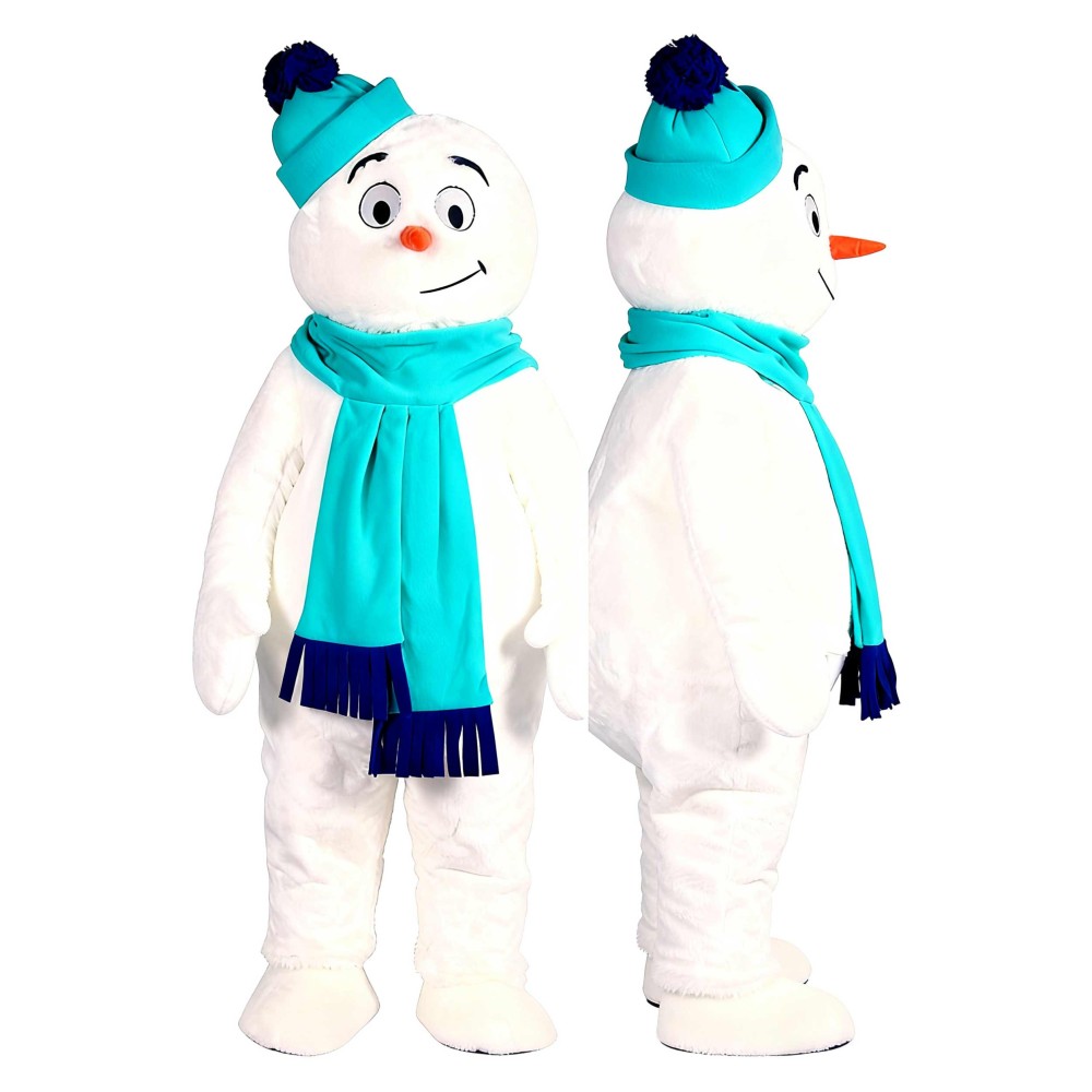 Cute Snowman Mascot Costume