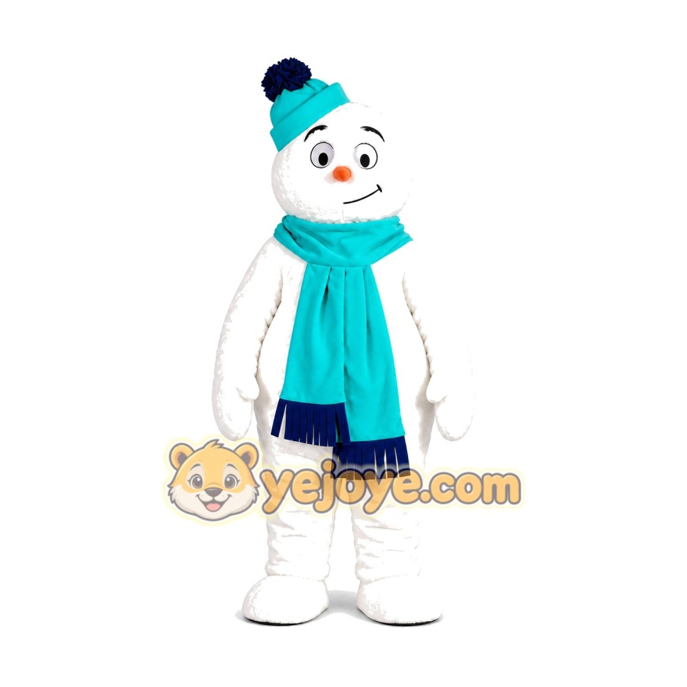 Cute Snowman Mascot Costume