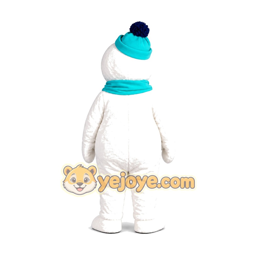 Cute Snowman Mascot Costume