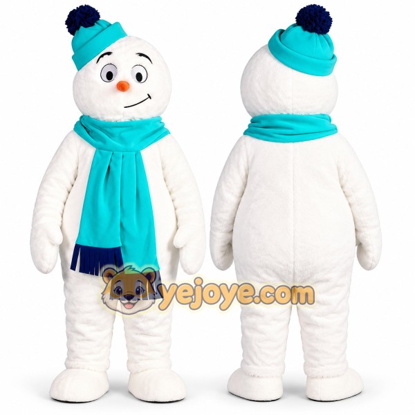 Cute Snowman Mascot Costume