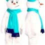 Cute Snowman Mascot Costume