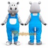 Happy Hippo Mascot Costume Happy Hippo Mascot Costume