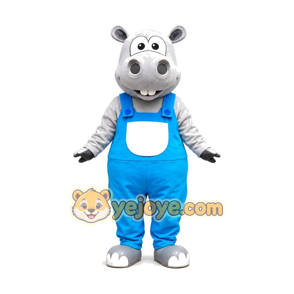 Happy Hippo Mascot Costume Happy Hippo Mascot Costume