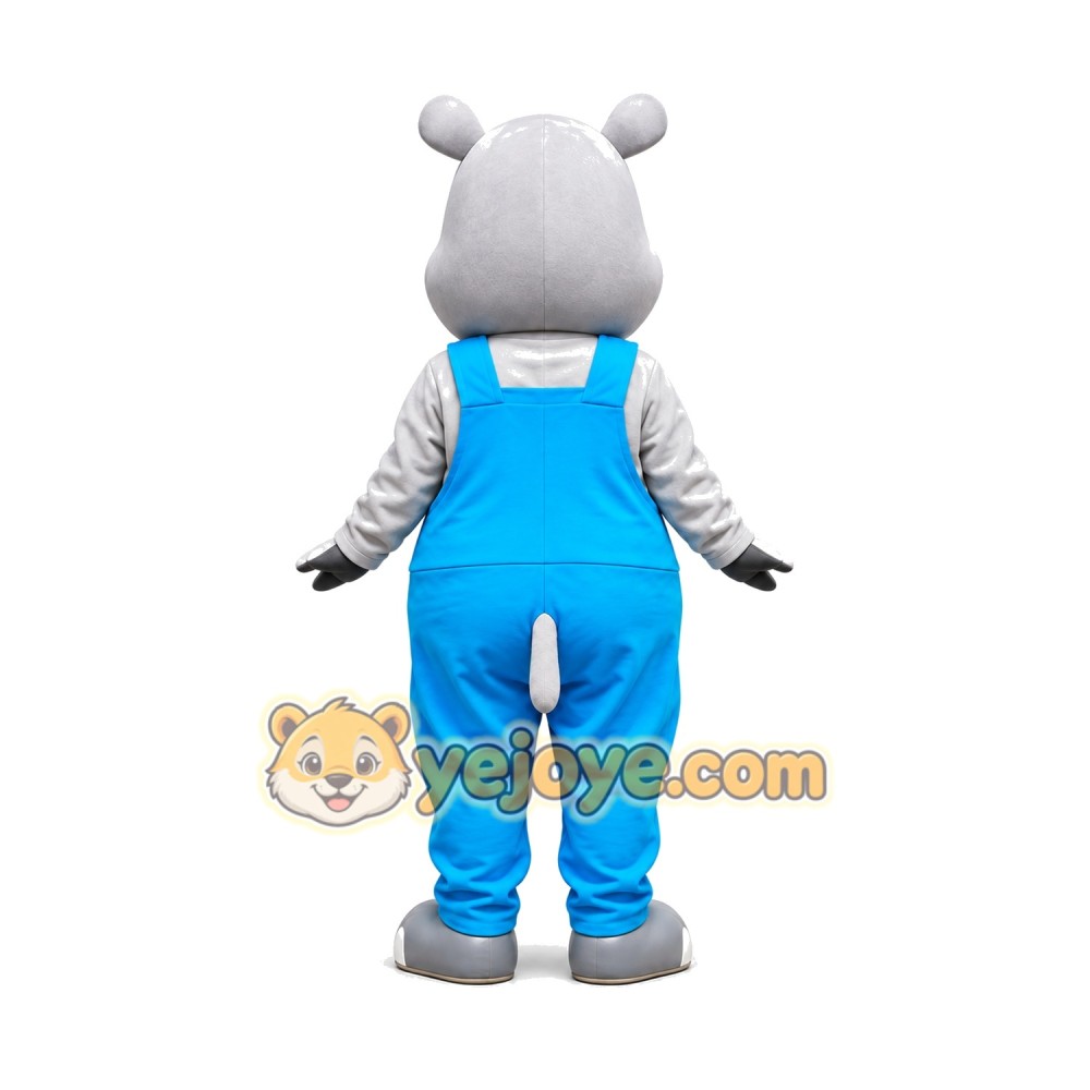 Happy Hippo Mascot Costume Happy Hippo Mascot Costume