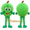 Green Apple Mascot Costume Green Apple Mascot Costume