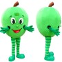 Green Apple Mascot Costume
