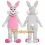 Happy Rabbit Mascot Costume