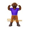 Realistic Buffalo Mascot Costume Realistic Buffalo Mascot Costume