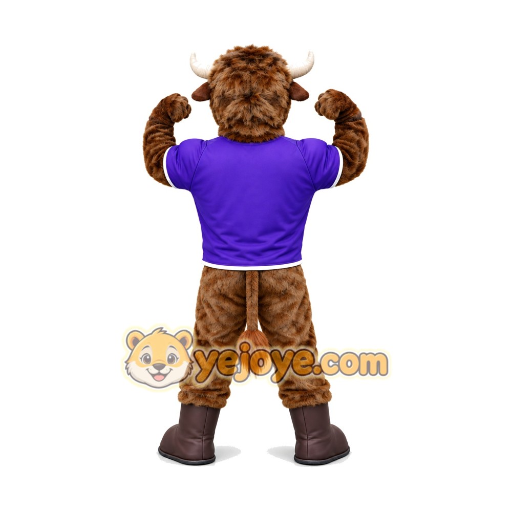 Realistic Buffalo Mascot Costume Realistic Buffalo Mascot Costume