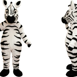 Realistic Zebra Mascot Costume