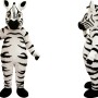 Realistic Zebra Mascot Costume