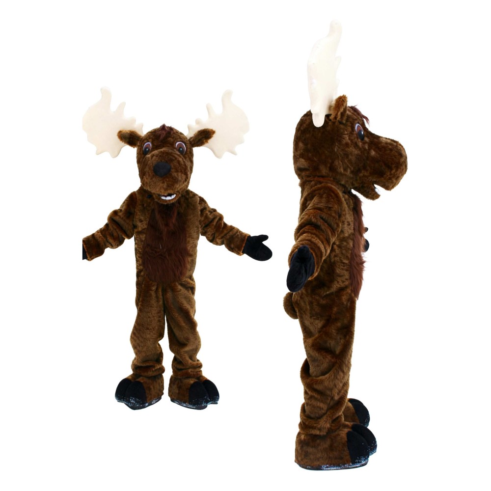 Realistic Moose Mascot Costume