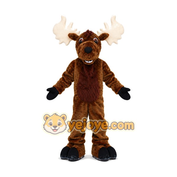 Realistic Moose Mascot Costume