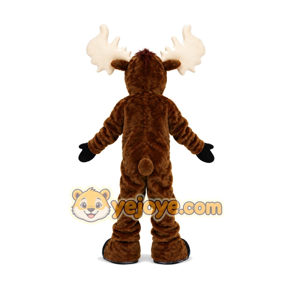 Realistic Moose Mascot Costume Realistic Moose Mascot Costume