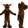 Realistic Moose Mascot Costume