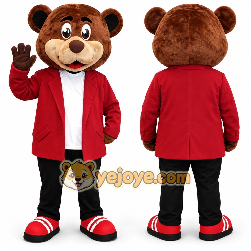 Happy Lightweight Bear Mascot Costume Happy Lightweight Bear Mascot Costume
