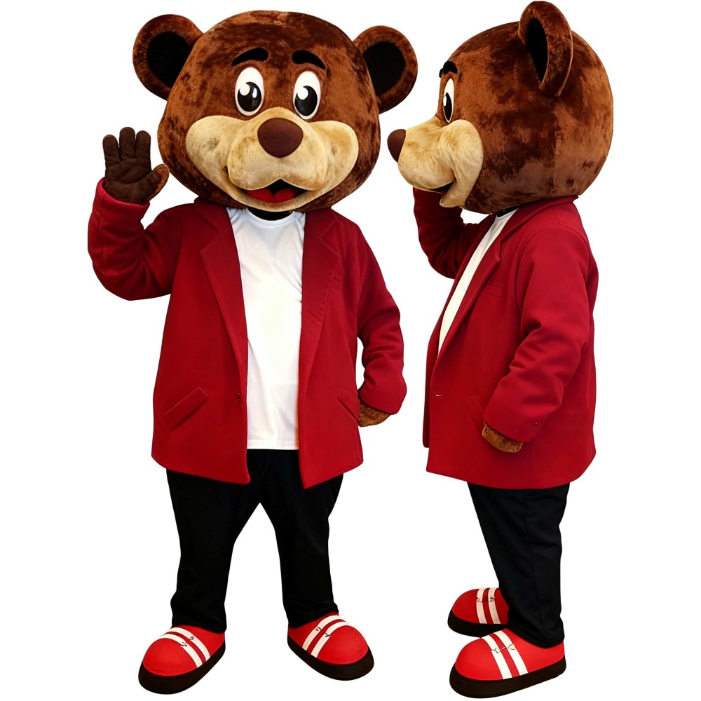 Happy Lightweight Bear Mascot Costume