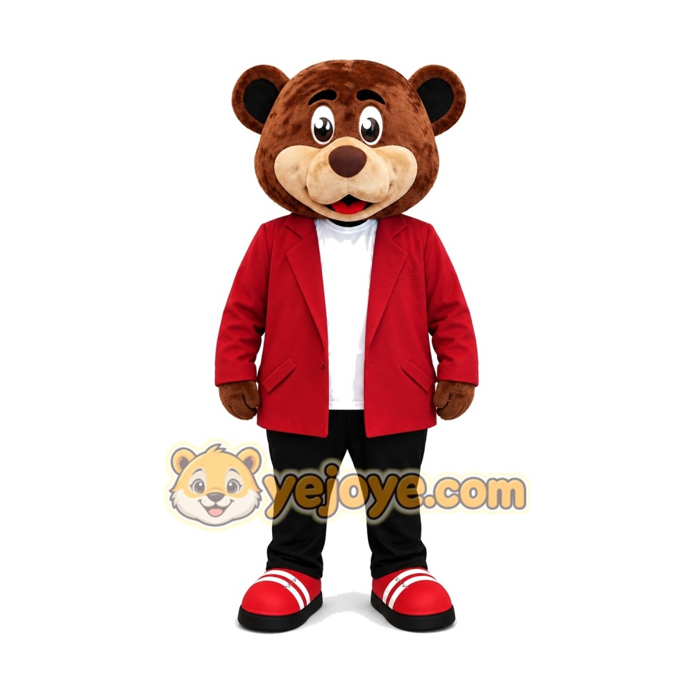 Happy Lightweight Bear Mascot Costume Happy Lightweight Bear Mascot Costume