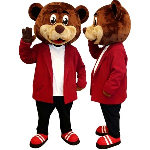 Happy Lightweight Bear Mascot Costume