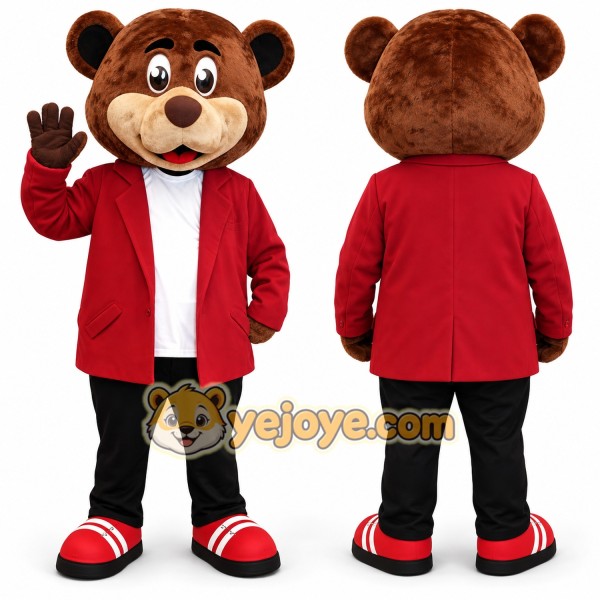 Happy Lightweight Bear Mascot Costume