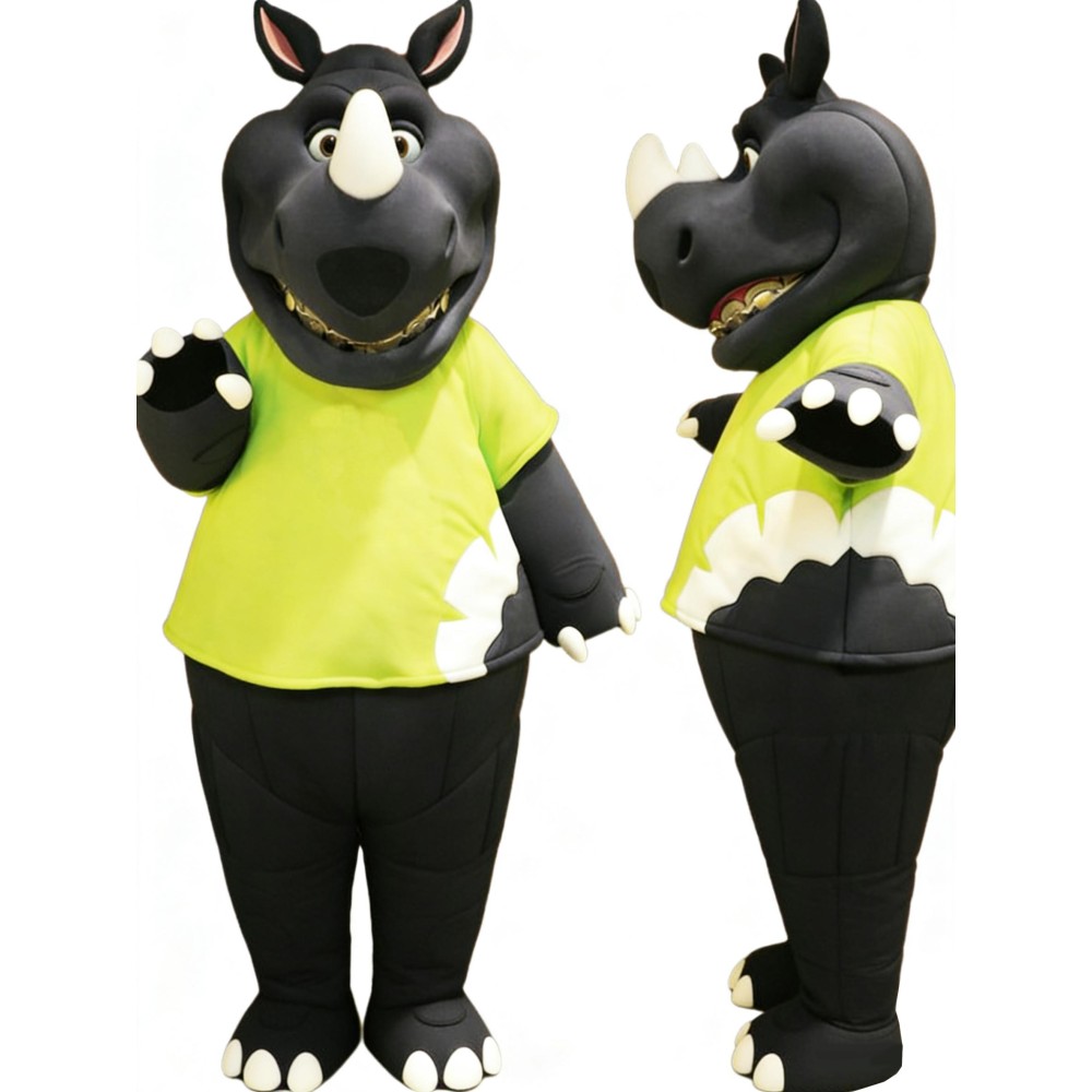 Happy Lightweight Hippo Mascot Costume