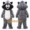 Grey Raccoon Mascot Costume