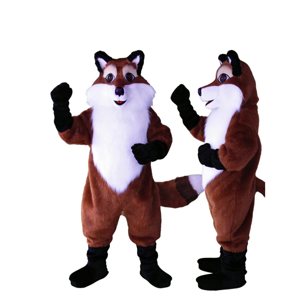 Happy Lightweight Fox Mascot Costume