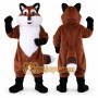 Happy Lightweight Fox Mascot Costume