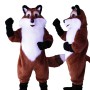 Happy Lightweight Fox Mascot Costume