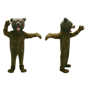 Fierce Brown Bear Mascot Costume