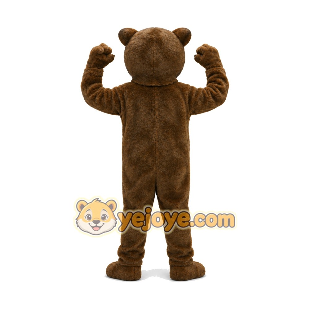 Fierce Brown Bear Mascot Costume Fierce Brown Bear Mascot Costume