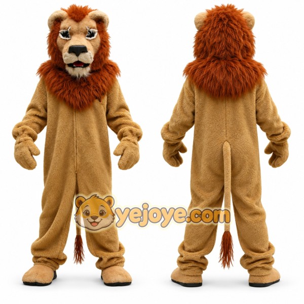 Realistic Lion Mascot Costume