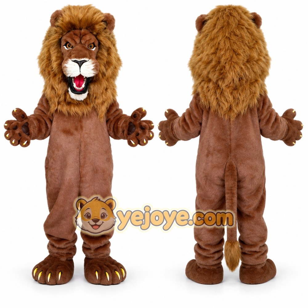 Realistic Lightweight Lion Mascot Costume Realistic Lightweight Lion Mascot Costume