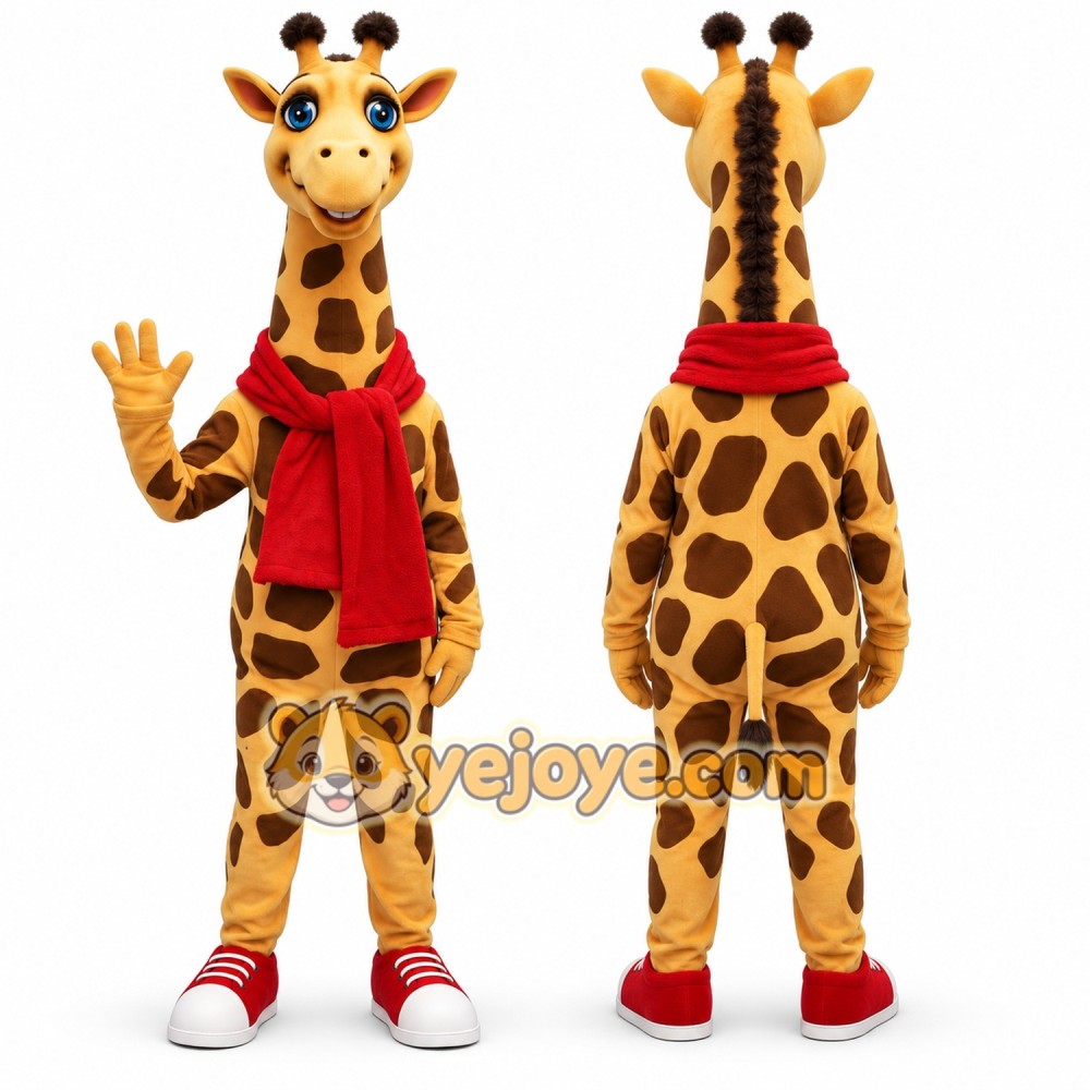 Realistic Lightweight Giraffe Mascot Costume Realistic Lightweight Giraffe Mascot Costume