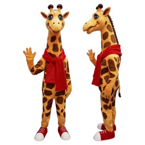 Realistic Lightweight Giraffe Mascot Costume