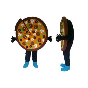 Realistic Pizza Mascot Costume
