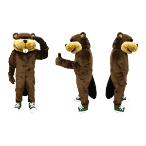 Realistic Beaver Mascot Costume
