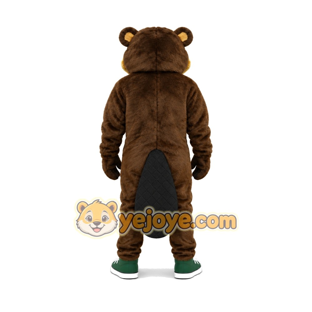 Realistic Beaver Mascot Costume Realistic Beaver Mascot Costume