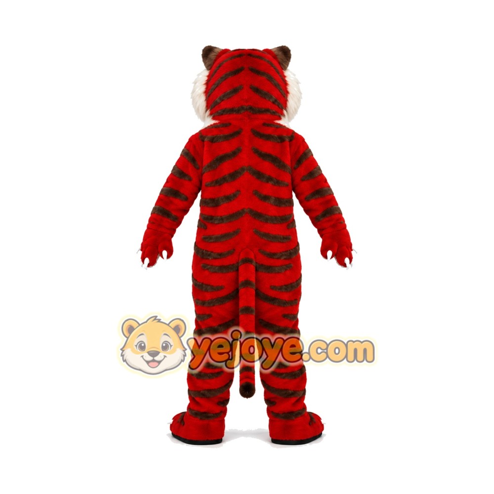 Realistic Tiger Mascot Costume Realistic Tiger Mascot Costume