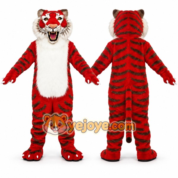 Realistic Tiger Mascot Costume