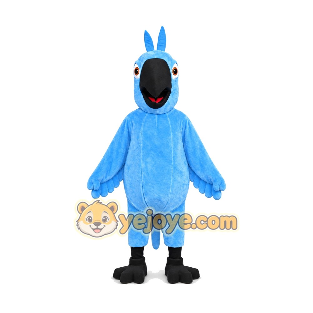 Blue Parrot Mascot Costume