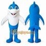 Blue Dolphin Mascot Costume