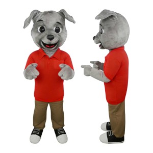 Cute Bulldog Mascot Costume